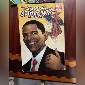 Rare Barack Obama The Amazing Spider-Man Comic Book